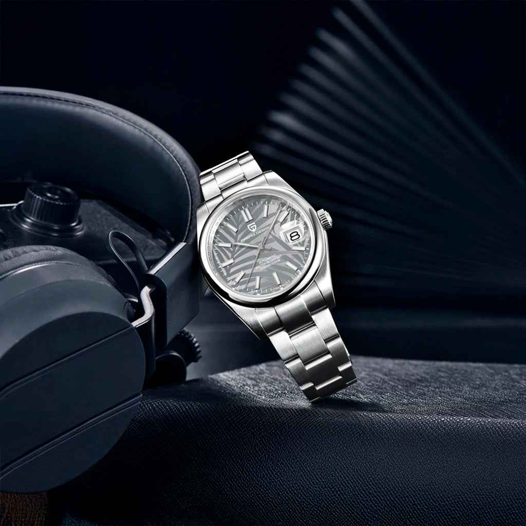 PGN Design Leaf White white watch - product photo
