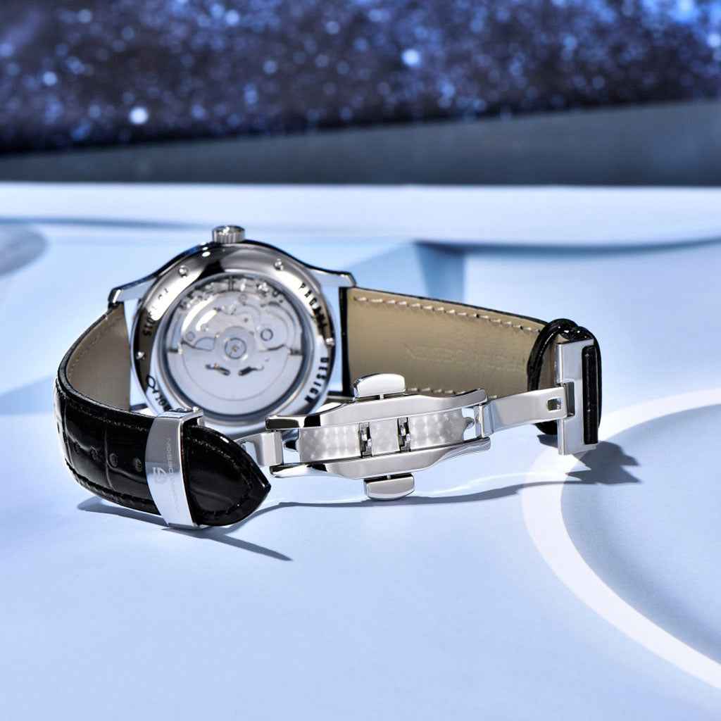 PGN Design Strasbourg Orange steel watch - product photo