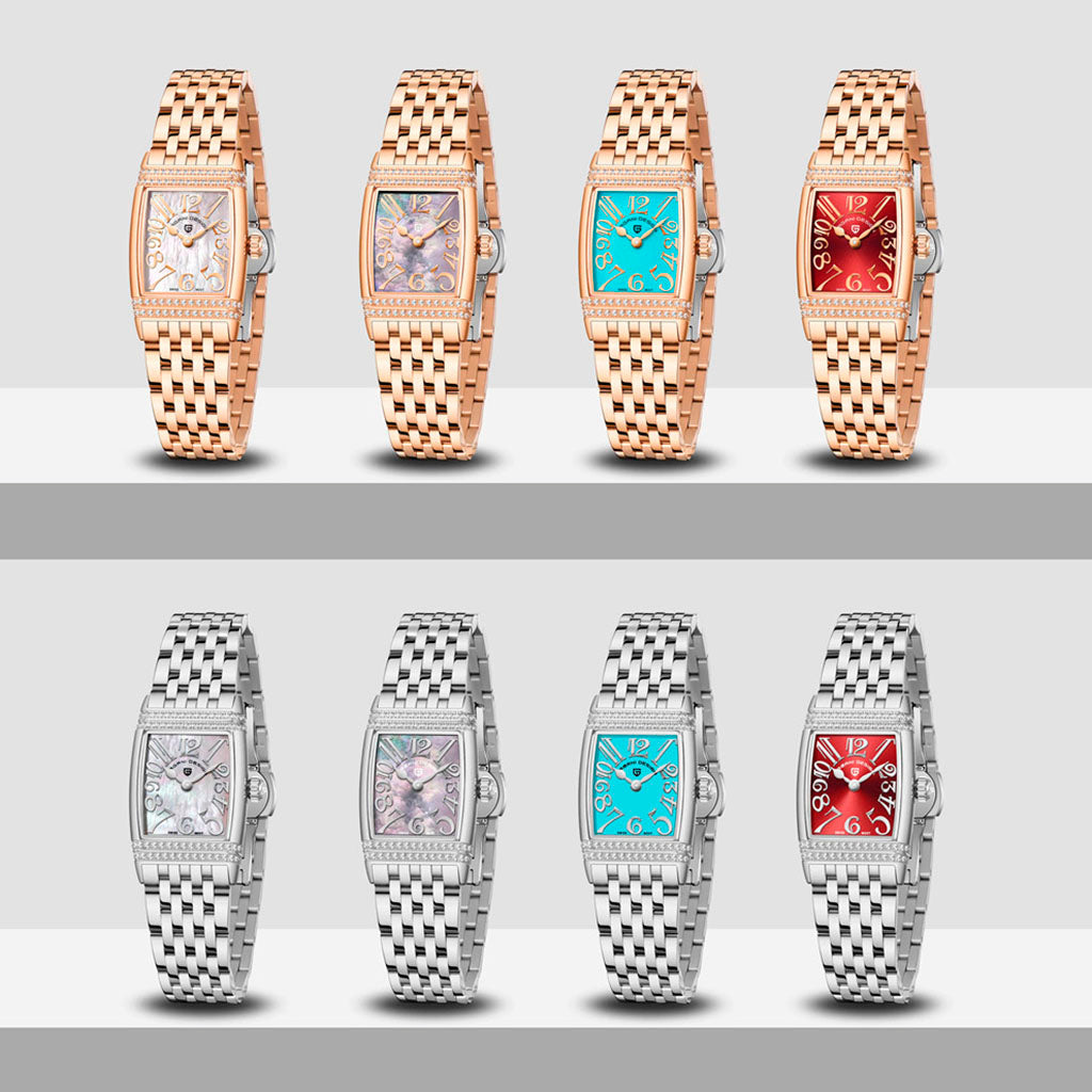 PGN Design Sunflower Gold White gold watch - product photo
