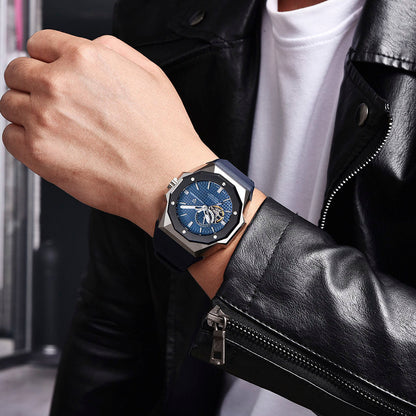 PGN Design Armored Dark Blue blue watch - product photo