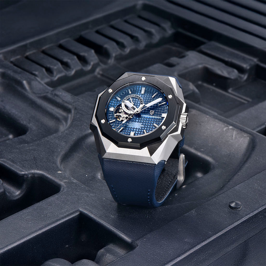 PGN Design Armored Dark Blue blue watch - product photo