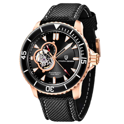 PGN Design Atlantis Black Rose rose gold watch - product photo