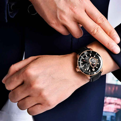 PGN Design Atlantis Black Rose rose gold watch - product photo