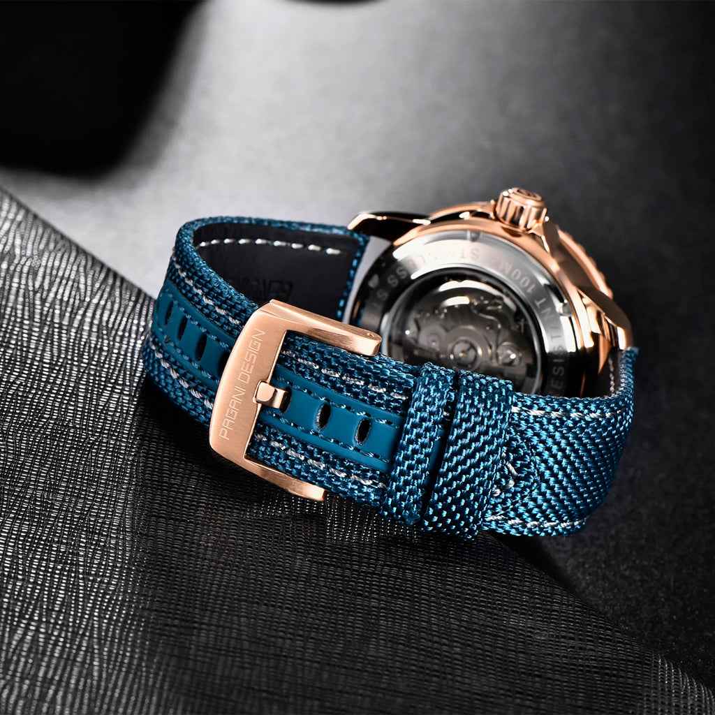 PGN Design Atlantis Blue Rose rose gold watch - product photo