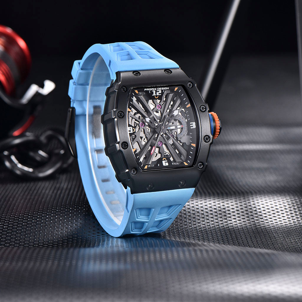 PGN Design Bergamo Black Blue blue watch - product photo