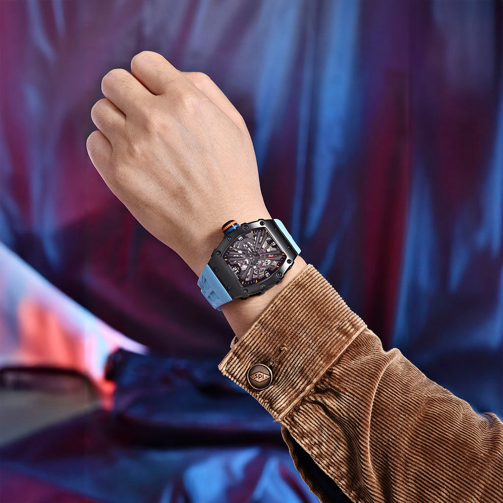 PGN Design Bergamo Black Blue blue watch - product photo