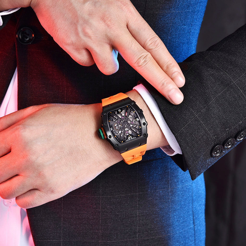 PGN Design Bergamo Black Orange orange watch - product photo