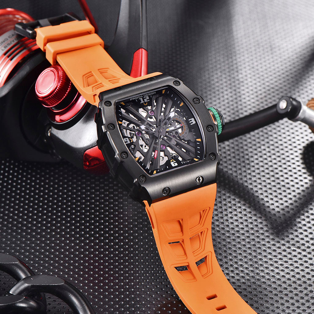 PGN Design Bergamo Black Orange orange watch - product photo