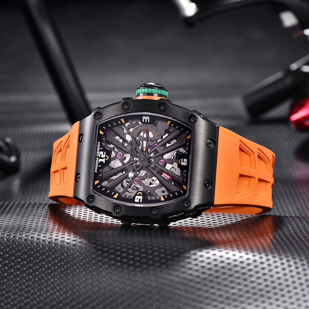 PGN Design Bergamo Black Orange orange watch - product photo