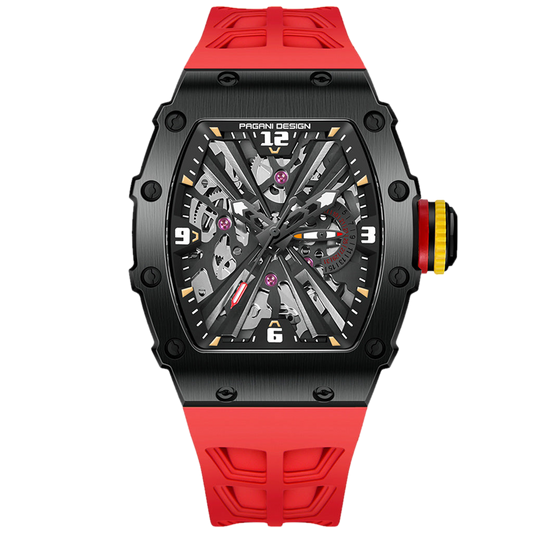 PGN Design Bergamo Black Red red watch - product photo