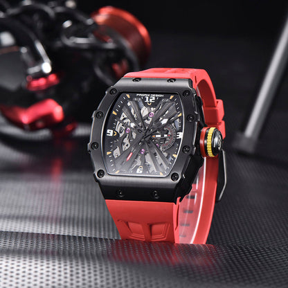 PGN Design Bergamo Black Red red watch - product photo