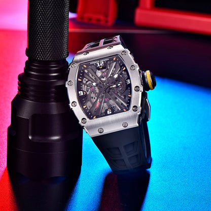 PGN Design Bergamo Silver Black silver watch - product photo