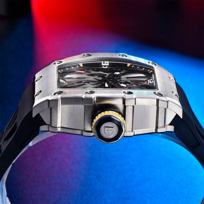 PGN Design Bergamo Silver Black silver watch - product photo