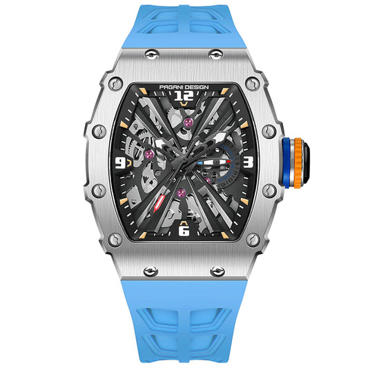 PGN Design Bergamo Silver Blue blue watch - product photo