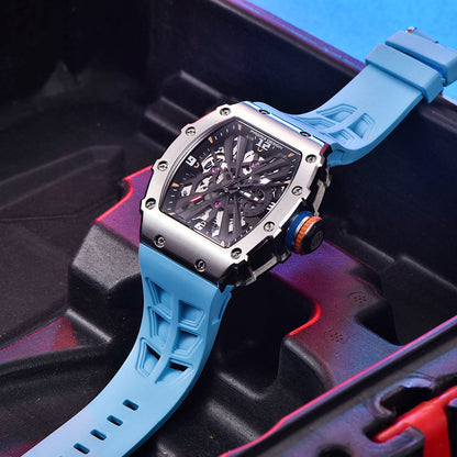 PGN Design Bergamo Silver Blue blue watch - product photo