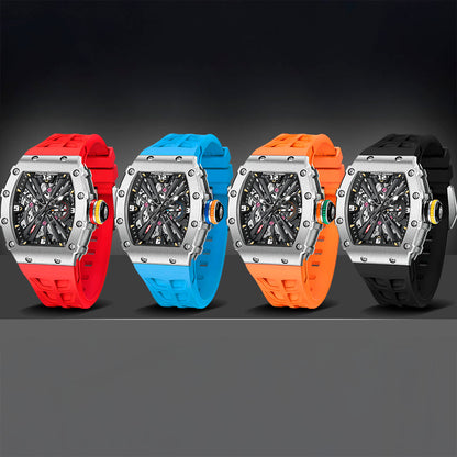 PGN Design Bergamo Silver Orange orange watch - product photo