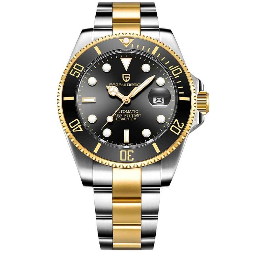 PGN Design Biarritz Black Gold gold watch - product photo