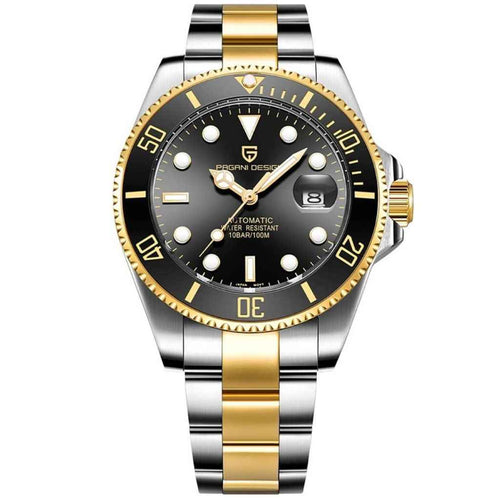 PGN Design Biarritz Black Gold gold watch - product photo