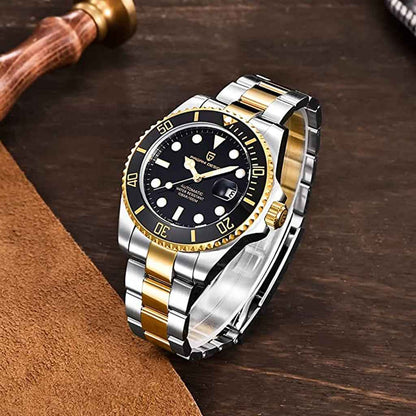 PGN Design Biarritz Black Gold gold watch - product photo