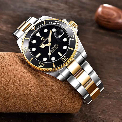 PGN Design Biarritz Black Gold gold watch - product photo