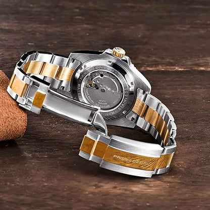 PGN Design Biarritz Black Gold gold watch - product photo