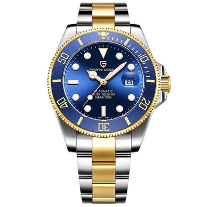 PGN Design Biarritz Blue Gold gold watch - product photo
