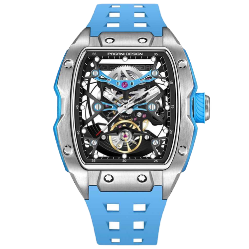 PGN Design Birmingham Blue blue watch - front view