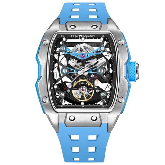 PGN Design Birmingham Blue blue watch - front view