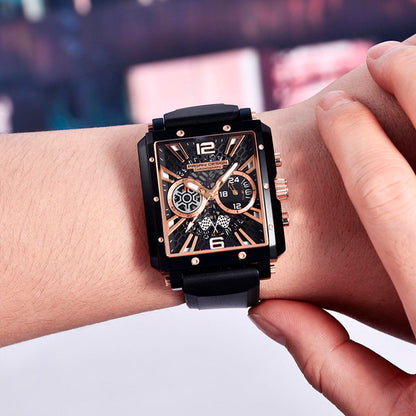 PGN Design Bordeaux Gold Black gold watch - product photo