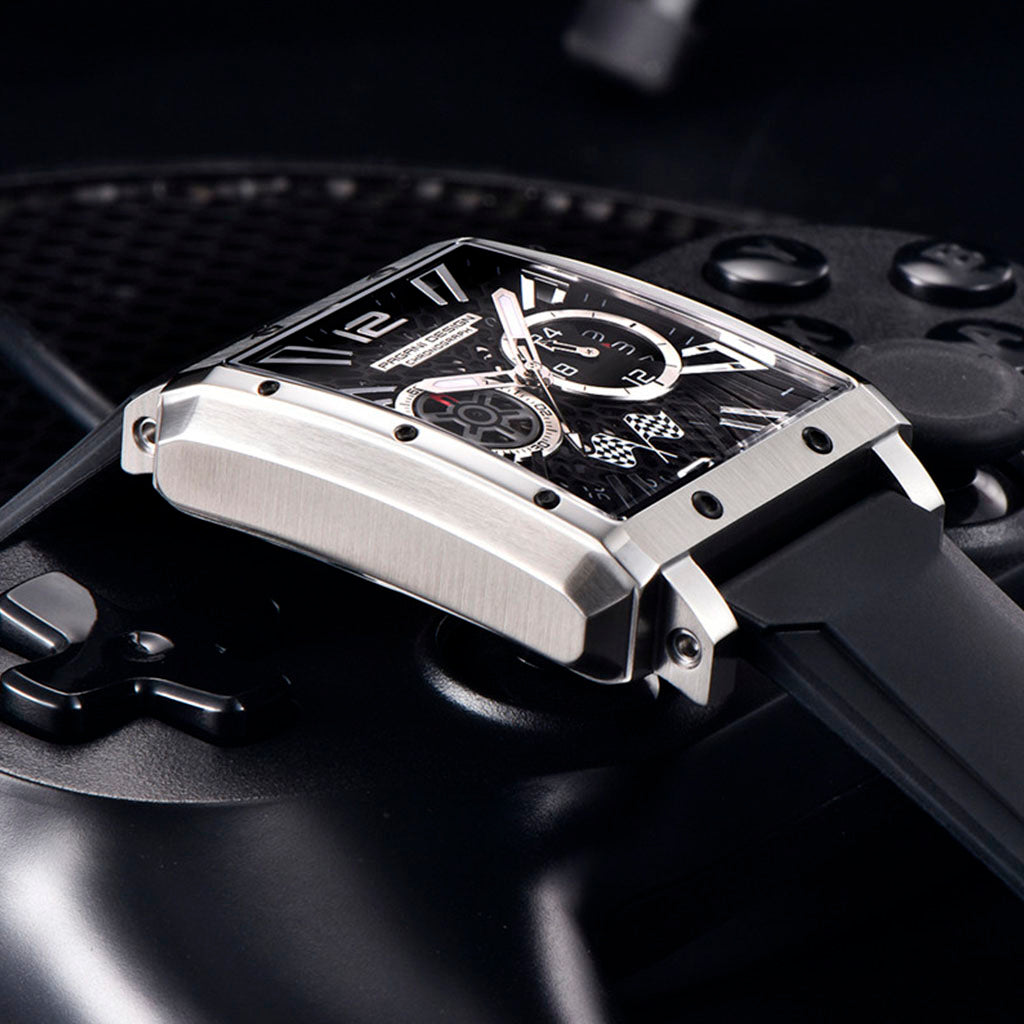PGN Design Bordeaux Silver Black silver watch - product photo