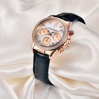 PGN Design Daisy Gold Black gold watch - product photo