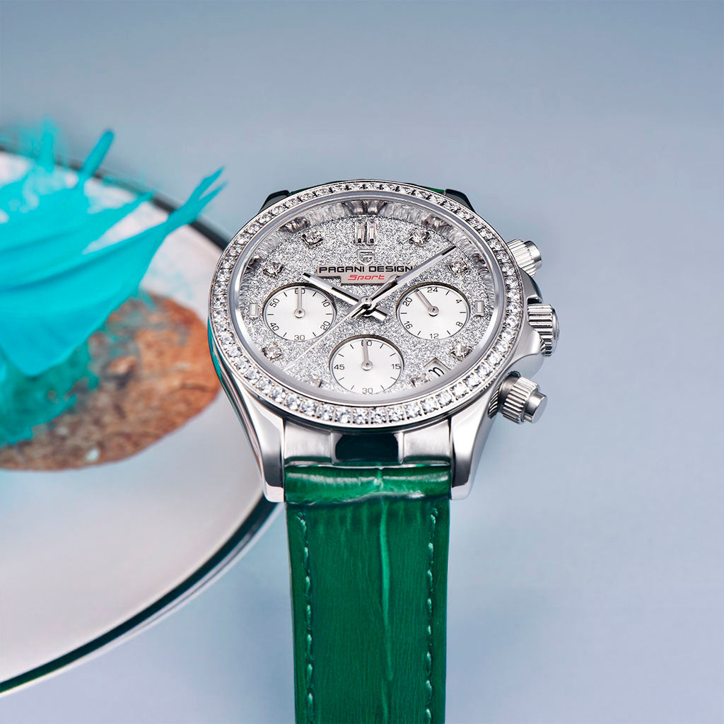 PGN Design Daisy Green green watch - product photo