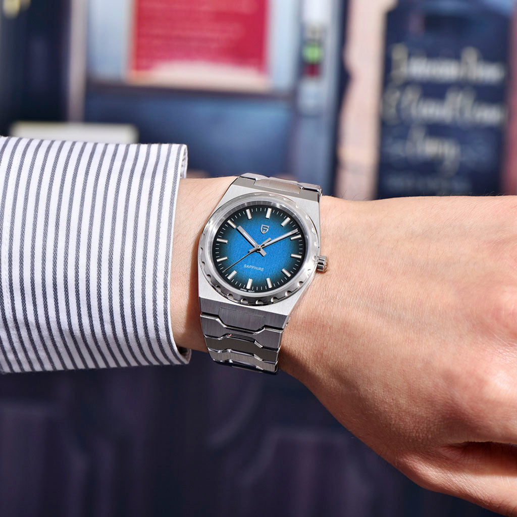 PGN Design Drift Silver Blue blue watch - product photo