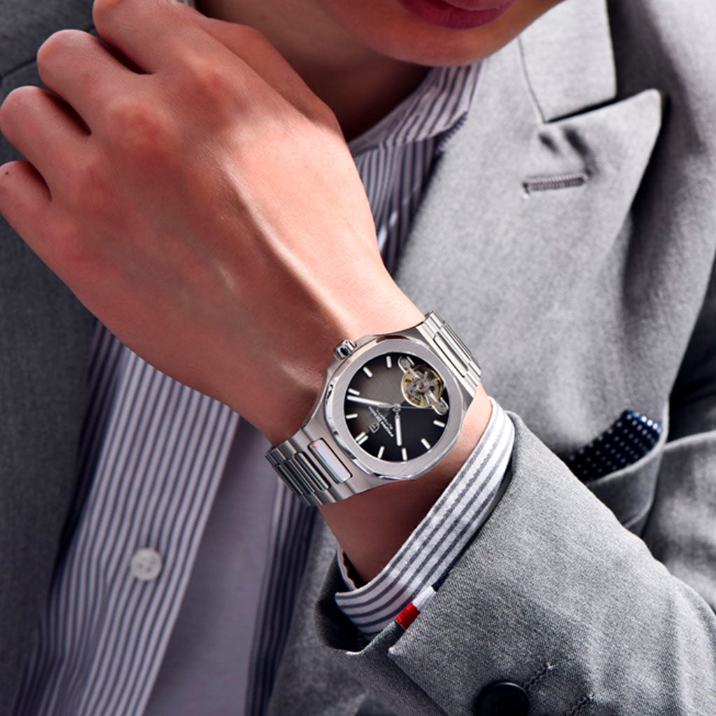 PGN Design Esposito Silver Brown brown watch - product photo