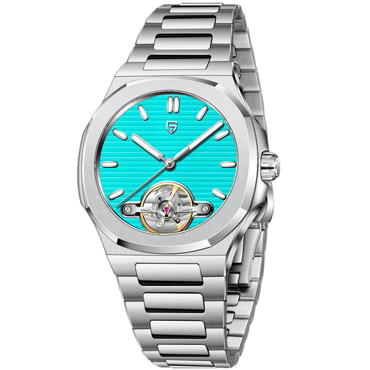 PGN Design Esposito Silver Mint silver watch - product photo