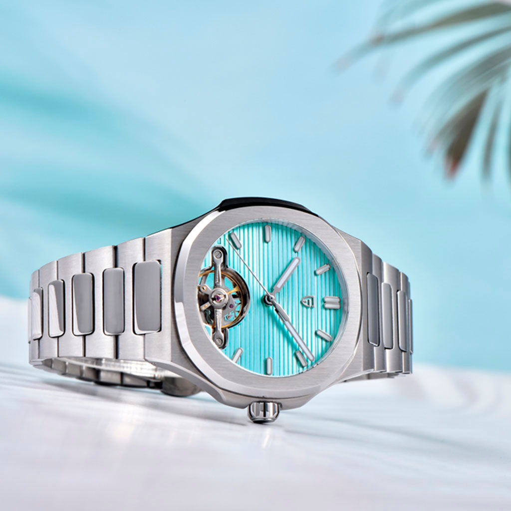 PGN Design Esposito Silver Mint silver watch - product photo