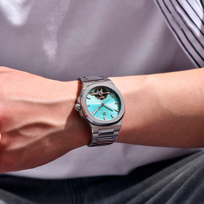 PGN Design Esposito Silver Mint silver watch - product photo
