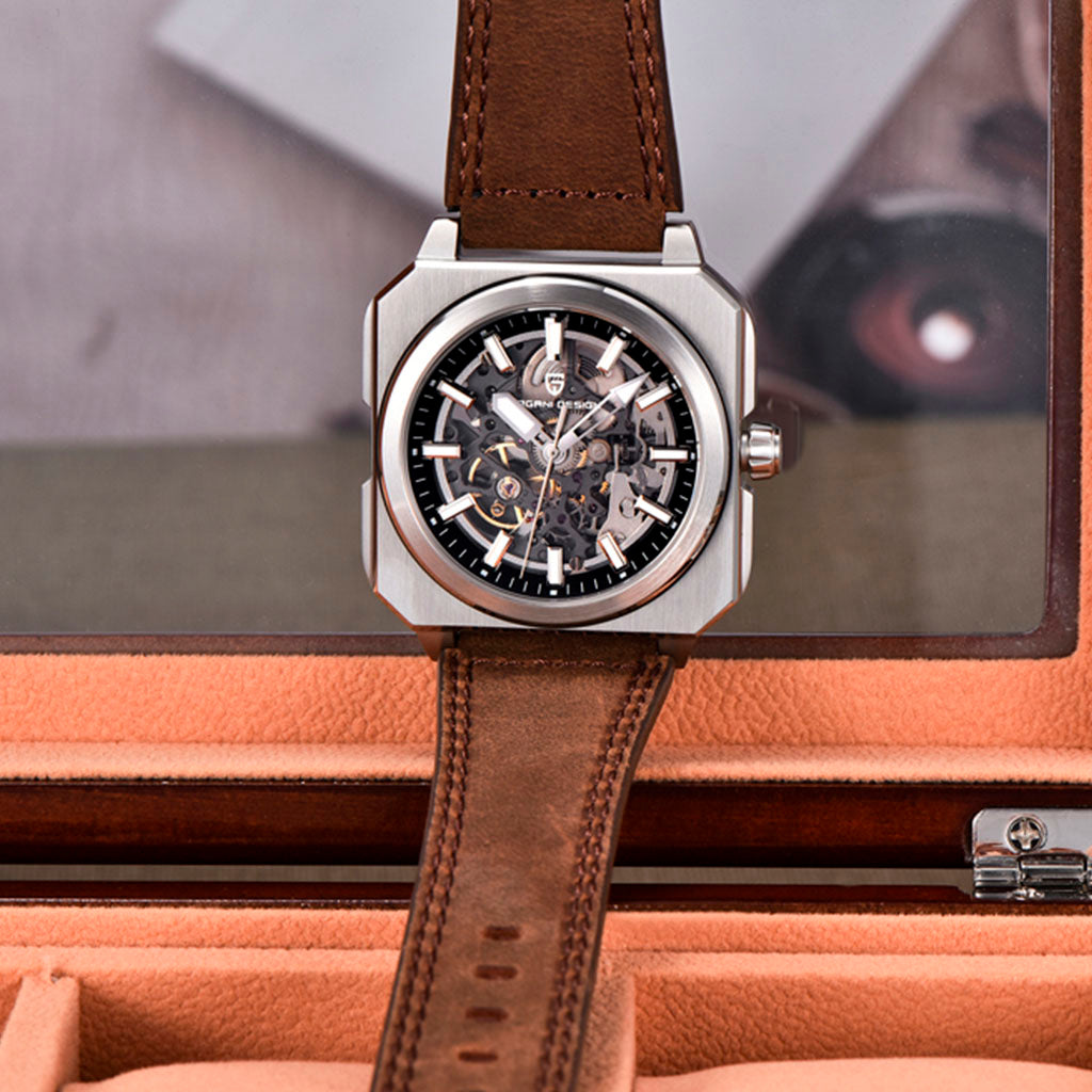 PGN Design Factory Black Brown brown watch - product photo