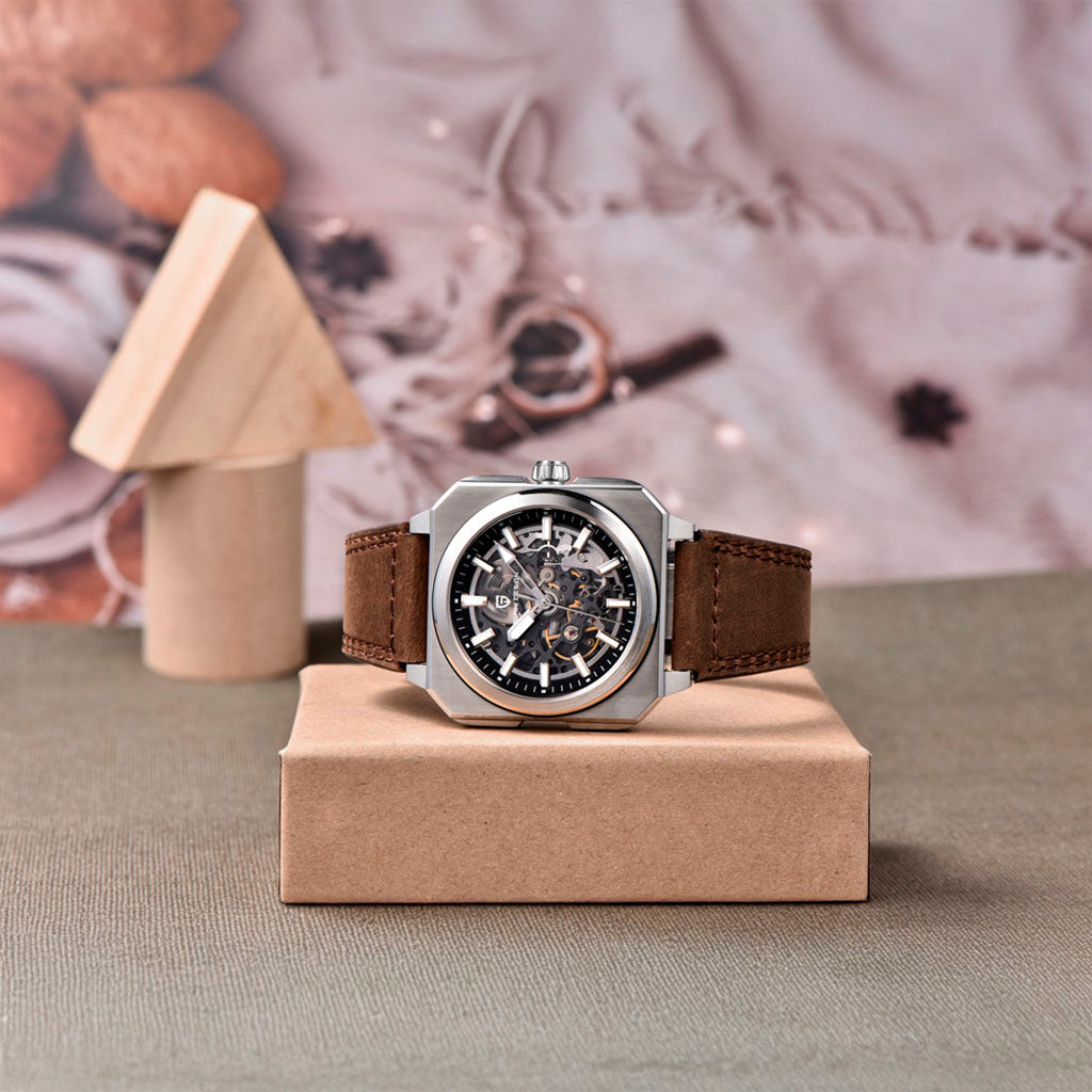 PGN Design Factory Black Brown brown watch - product photo