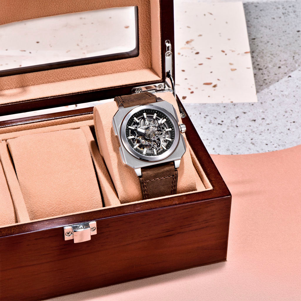 PGN Design Factory Black Brown brown watch - product photo