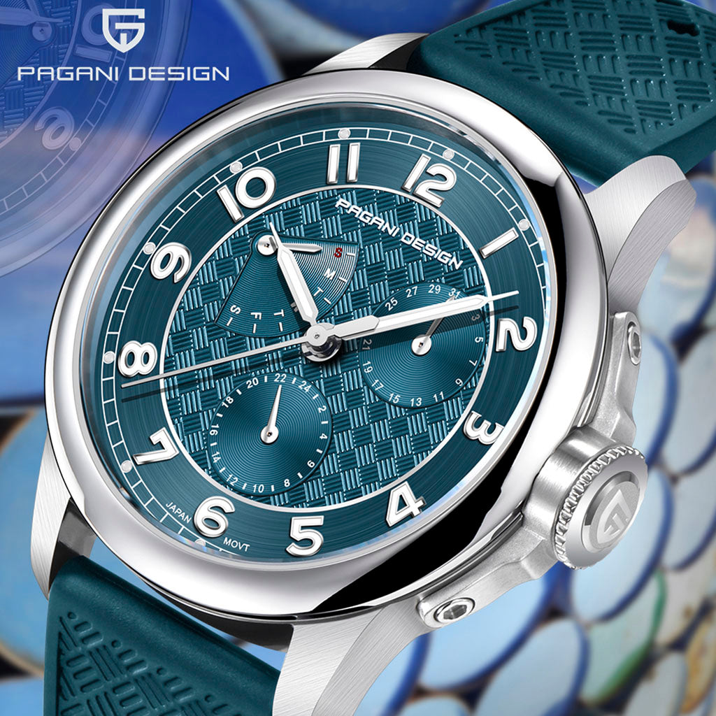 PGN Design Flow Blue blue watch - product photo