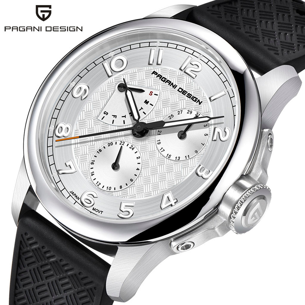 PGN Design Flow White white watch - product photo