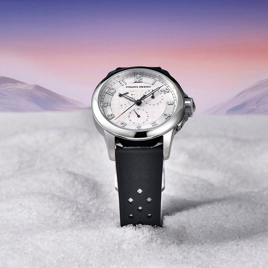 PGN Design Flow White white watch - product photo