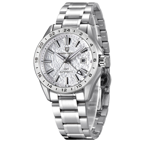 PGN Design Fortress Silver silver watch - product photo