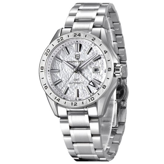 PGN Design Fortress Silver silver watch - product photo