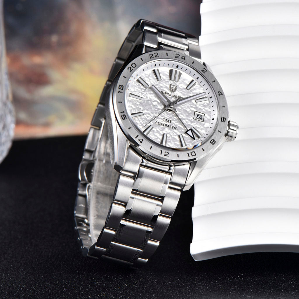 PGN Design Fortress Silver silver watch - product photo