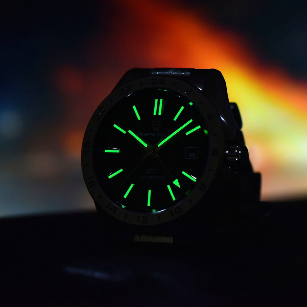 PGN Design Fortress Silver silver watch - product photo