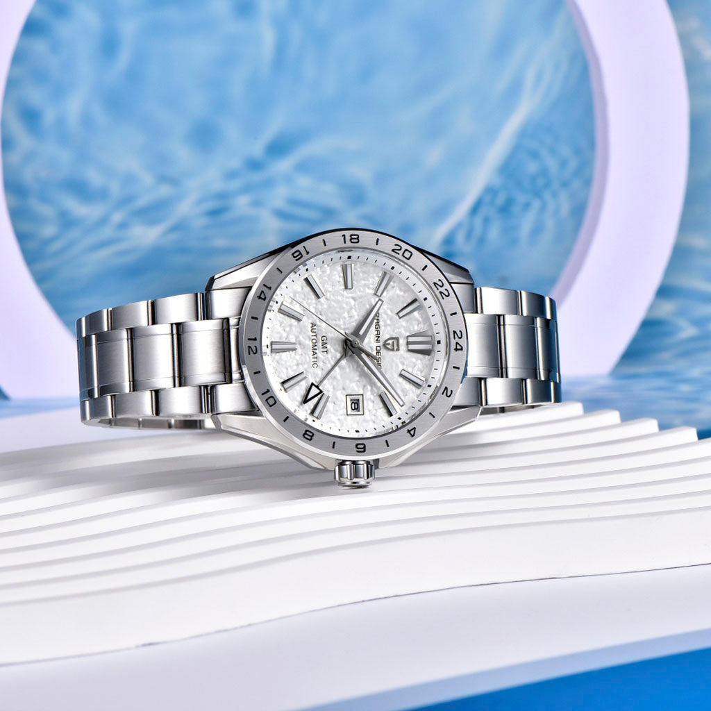 PGN Design Fortress Silver silver watch - product photo