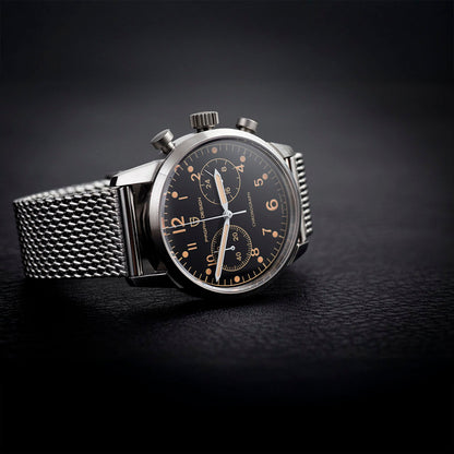 PGN Design Frankfurt Golden Black gold watch - product photo