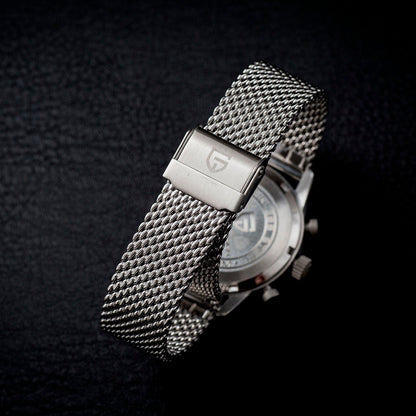 PGN Design Frankfurt Golden Black gold watch - product photo